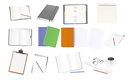 辦公用品02矢量