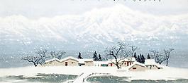 國畫山水圖片