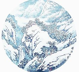 國畫山水圖片