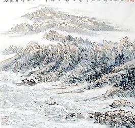 山水畫圖片