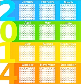 2014日歷