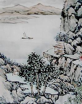 山水畫圖片