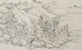 國畫山水圖片