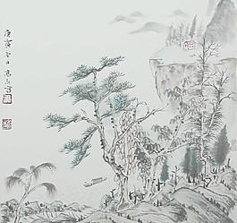 山水畫圖片