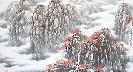 風景水墨畫圖片