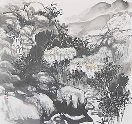 山水畫圖片