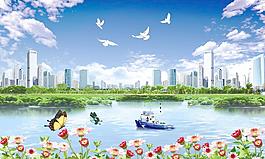 城市風(fēng)景圖片