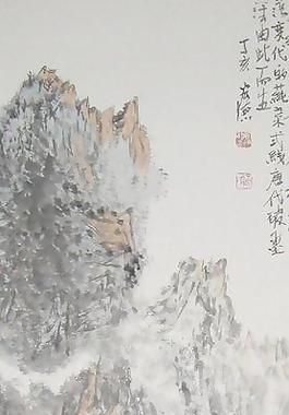 國畫山水圖片
