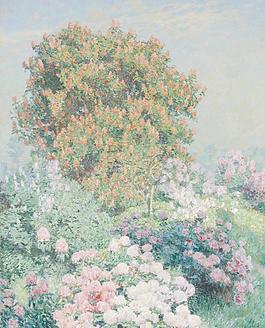 鮮花油畫圖片