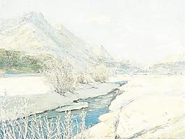 风景油画图片