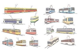 有軌電車矢量
