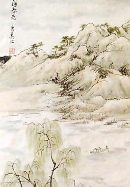 柳塘春色圖片