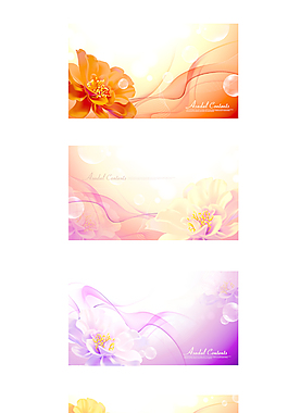 花朵夢想背景矢量