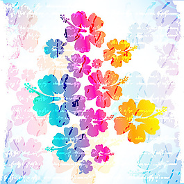 花朵背景矢量1