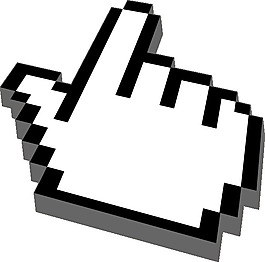 手形光標(biāo)剪貼畫