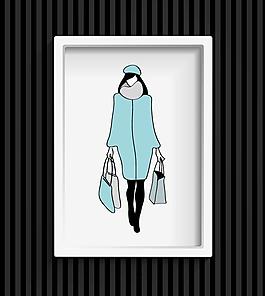 矢量美女图片