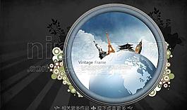 復(fù)古框架圖片