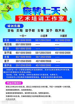 藝術(shù)培訓(xùn)海報(bào)素材下載