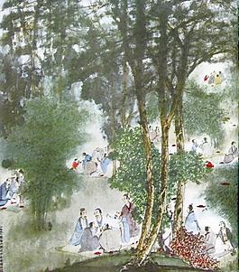 蘭亭圖圖片