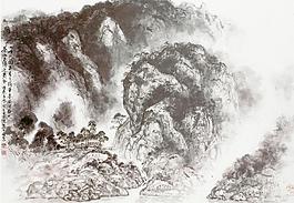 苍山夕阳近黄昏图片
