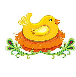母雞孵小雞圖片