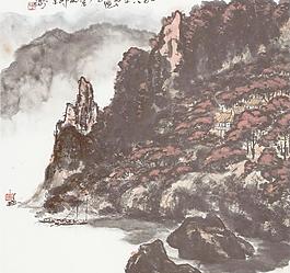 一川如畫晚晴新圖片