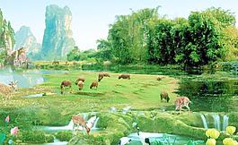 山水畫 自然風(fēng)景圖片