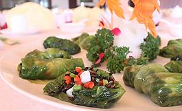 海鮮野米包菜圖片
