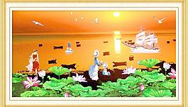 油畫(huà)風(fēng)景圖片