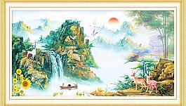 油畫風(fēng)景圖片
