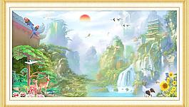 油畫風(fēng)景圖片