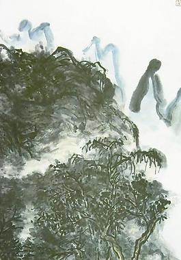 夏木陰陰圖軸圖片