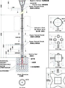 高杆路灯（8米） a图片