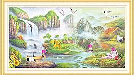 油畫風(fēng)景圖片
