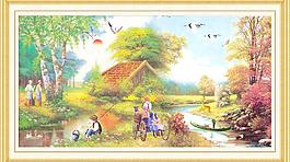 油畫(huà)風(fēng)景圖片