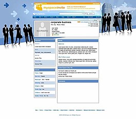 个人商务工作网页模板