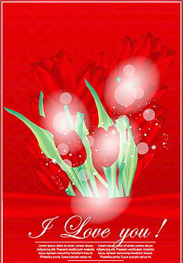 valentine39s節賀卡01矢量