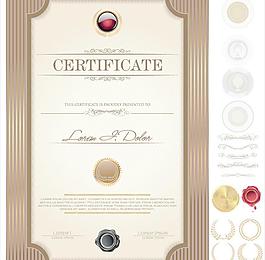 花紋證書(shū)圖片