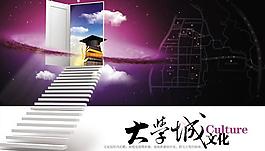 大學城人文地產PSD素材