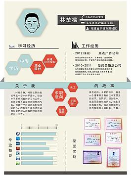 個人簡歷圖片