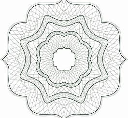 文憑證書防偽花紋設(shè)計圖片