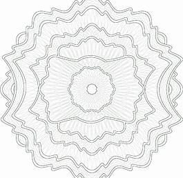 文憑證書防偽花紋設(shè)計(jì)圖片