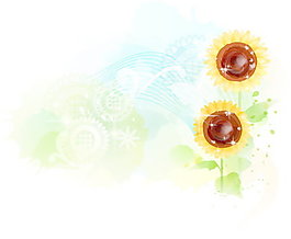 美麗的花卉圖案矢量系列3系列10便士
