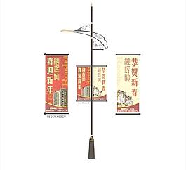 地產(chǎn)羅馬旗廣告圖片