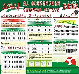 成人教育宣傳單圖片