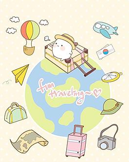 娃娃爱旅行图片