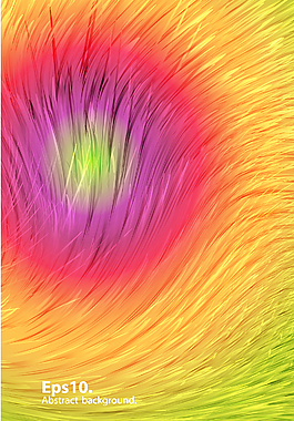 絢爛的花朵矢量插畫01