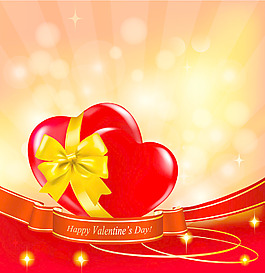 浪漫的valentine39s天矢量元素