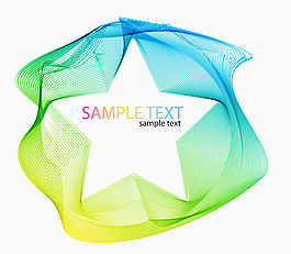 摘要彩色背景插圖矢量