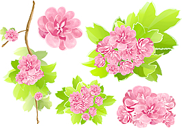 花02矢量背景